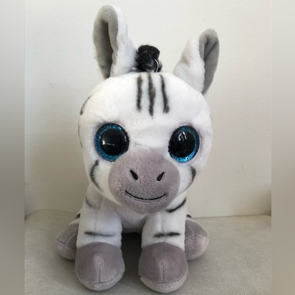 Ty Classic Collection “Stripes” the Zebra 9in. Beanbag Plush Stuffed Animal